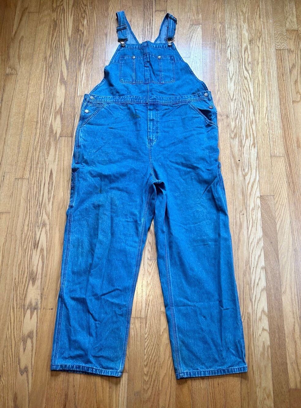 Vintage Duck Head Men’s Denim Overalls XL Blue - Picture 2 of 12
